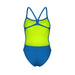 W Swimsuit Challenge Solid Team blue river-artic lime Arena