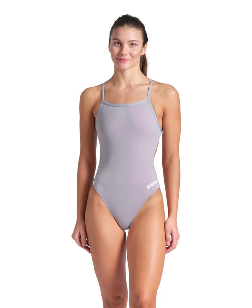 W Swimsuit Challenge Solid Team sea foam-white Arena