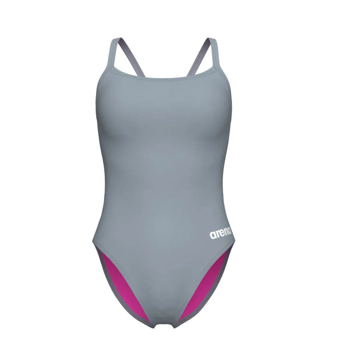 W Swimsuit Challenge Solid Team sea foam-white Arena