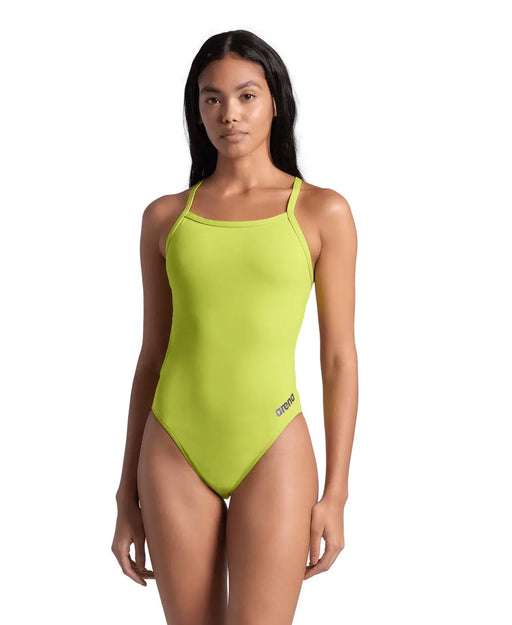 W Swimsuit Challenge Solid team-soft-green Arena
