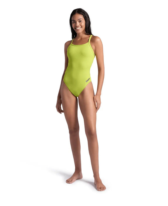 W Swimsuit Challenge Solid team-soft-green Arena