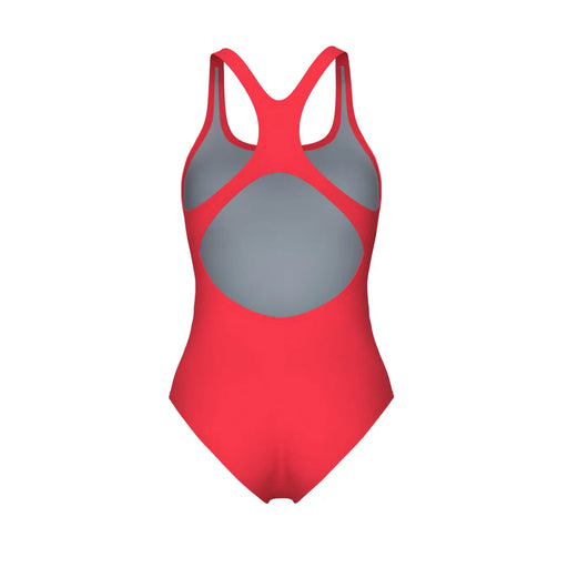 W Swimsuit Swim Pro Solid Team bright-coral/plum Arena