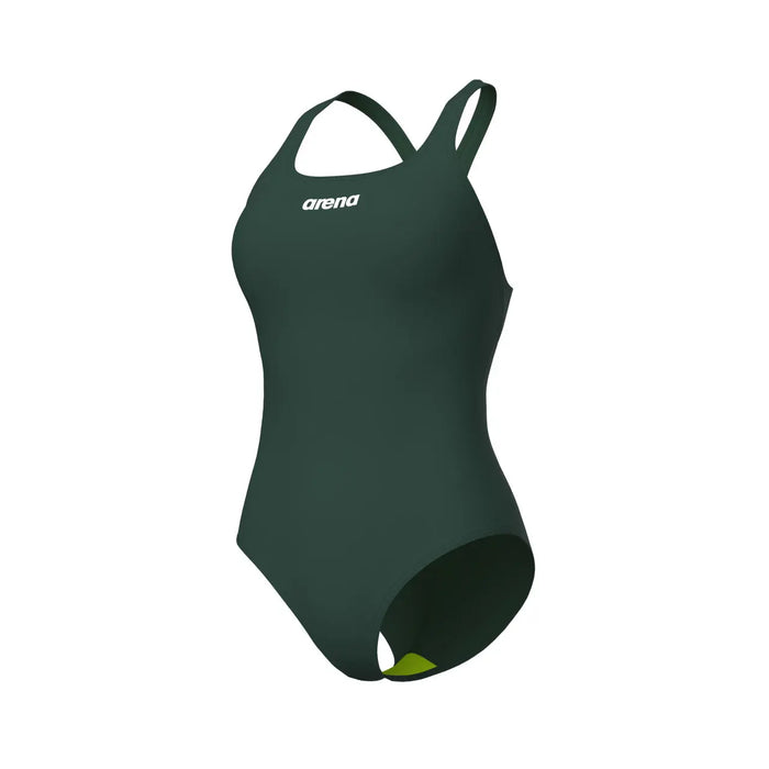 W Swimsuit Swim Pro Solid Team dark-sage/artic-lime Arena