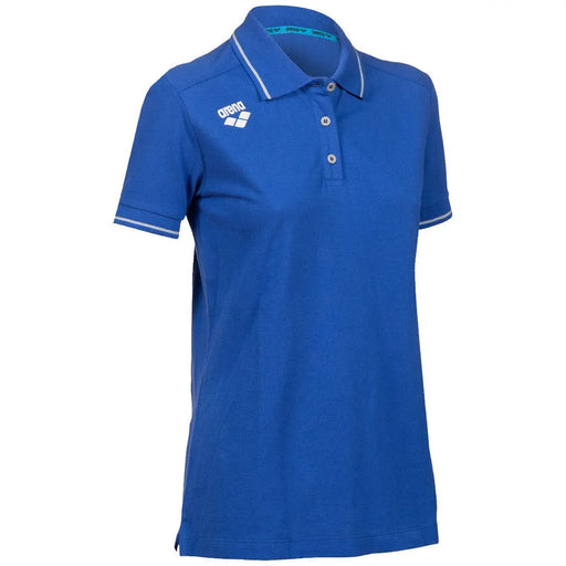 W Team Poloshirt Solid Cotton royal