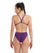 W Team Swimsuit Challenge Solid plum-white Arena