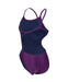 W Team Swimsuit Challenge Solid plum-white Arena