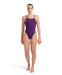 W Team Swimsuit Challenge Solid plum-white Arena