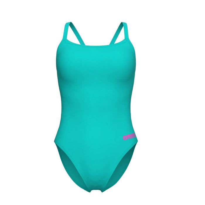 W Team Swimsuit Challenge Solid water-shocking pink Arena