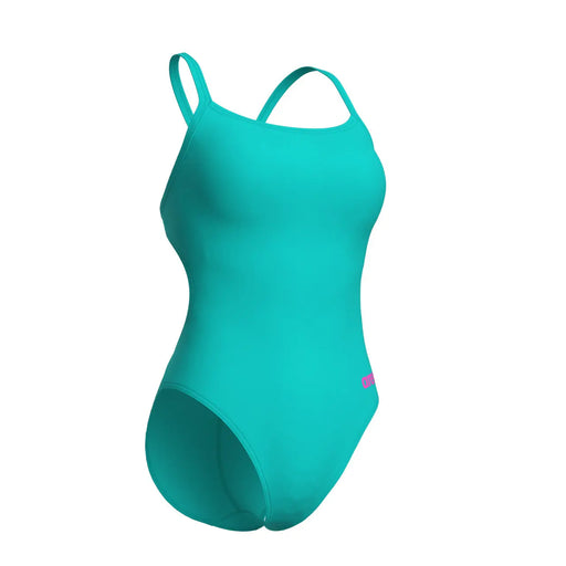 W Team Swimsuit Challenge Solid water-shocking pink Arena