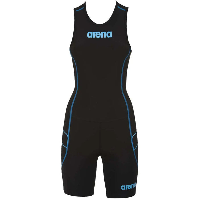 Arena W Rear Zip Trisuit St black/turquoise