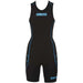 Arena W Rear Zip Trisuit St black/turquoise